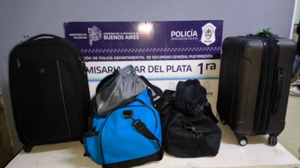 Los elementos incautados por la polic�a (Gentileza 0223).