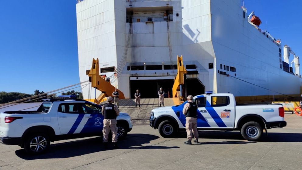 Prefectura incautó 16 kilos de cocaína en un buque italiano en el puerto de Zárate