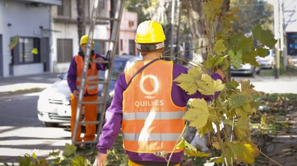 Quilmes: comenzó el Plan Integral de Poda Correctiva y Responsable 2026