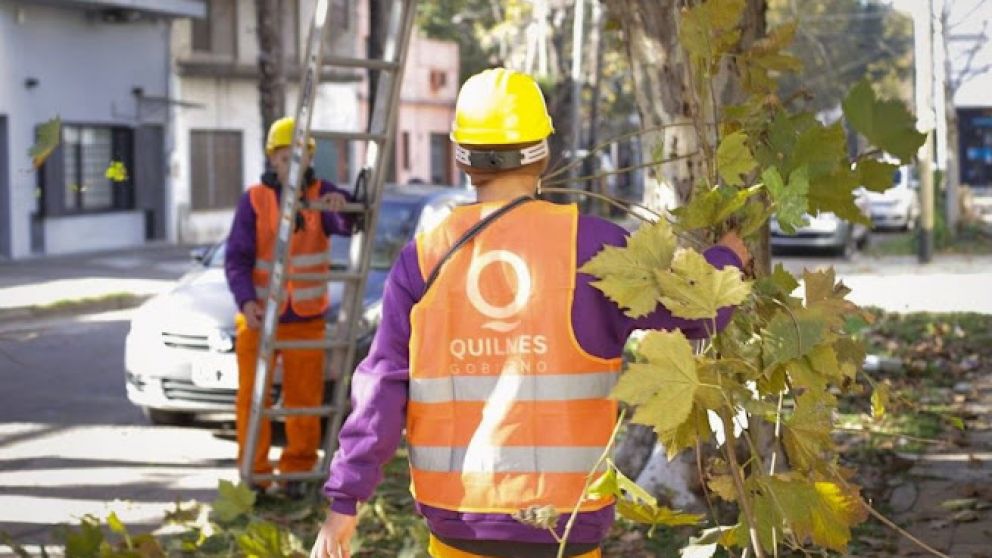 Quilmes: comenzó el Plan Integral de Poda Correctiva y Responsable 2026