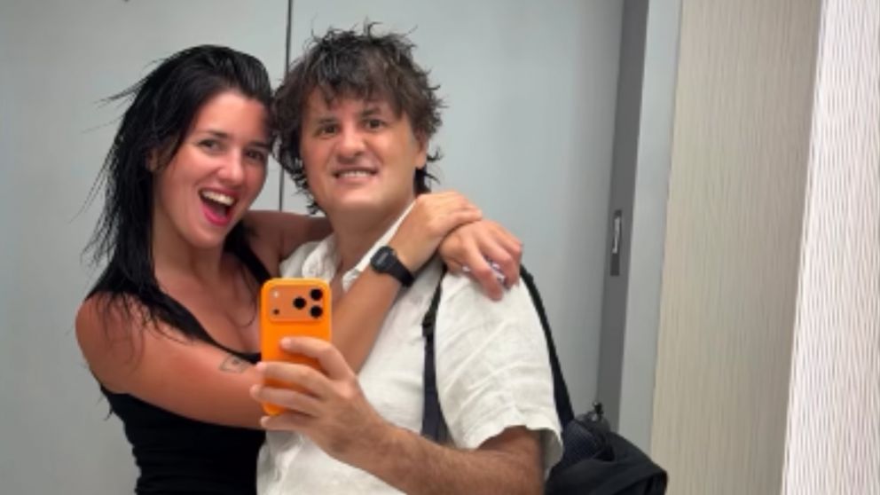 Andr�s Ciro, de Los Piojos, muy enamorado de Luli Bass: "Mi hermosa"