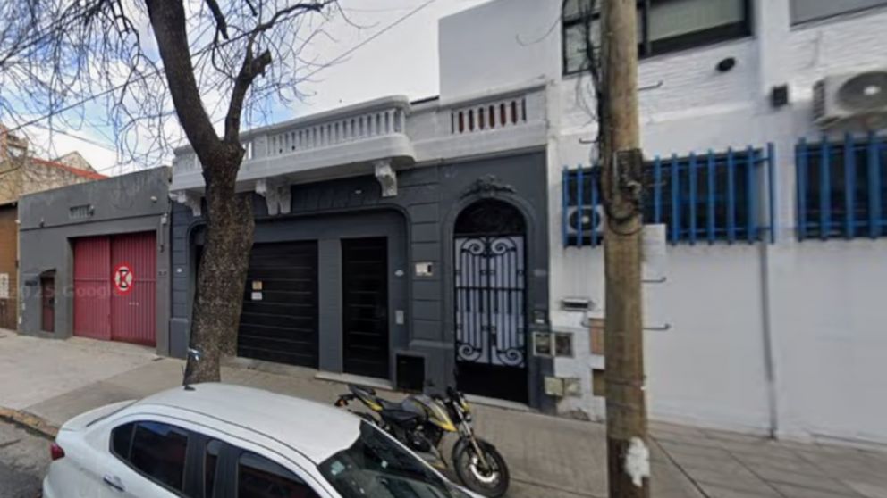 El sitio allanado por la Polic�a de la Ciudad.