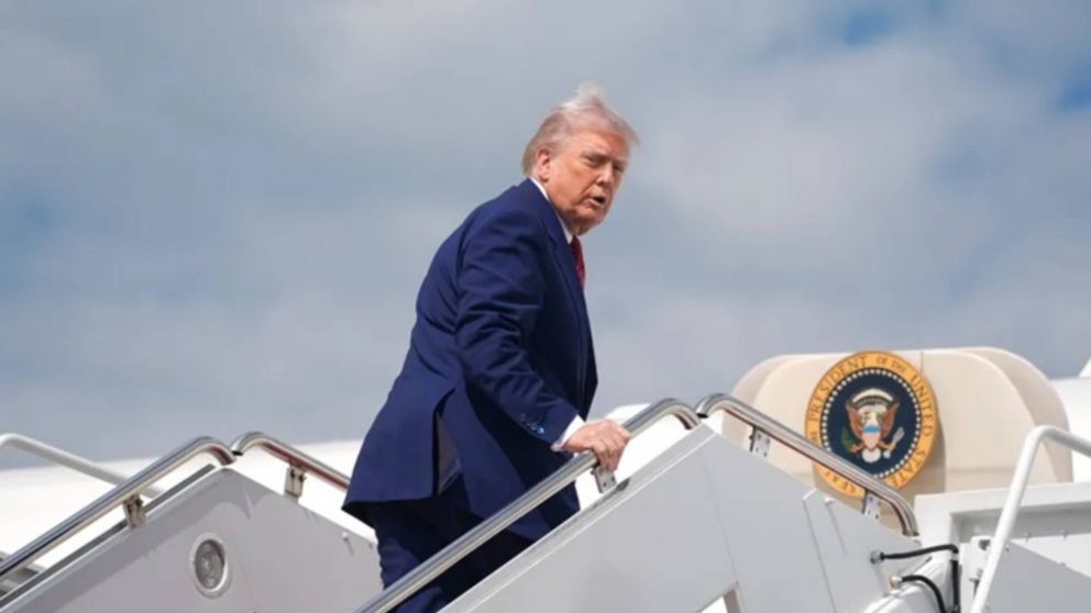 Donald Trump aterriz� en China para una cumbre hist�rica con Xi Jinping.