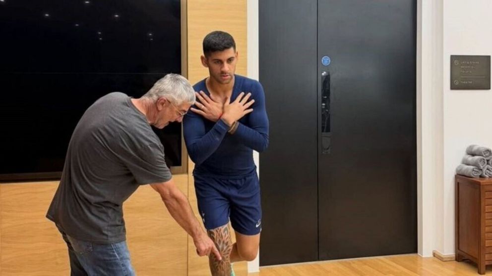 Cristian Romero sigue trabajando para ponerse en óptimas condiciones y regresar con todo a la Selección Argentina para disputar el Mundial 2026.