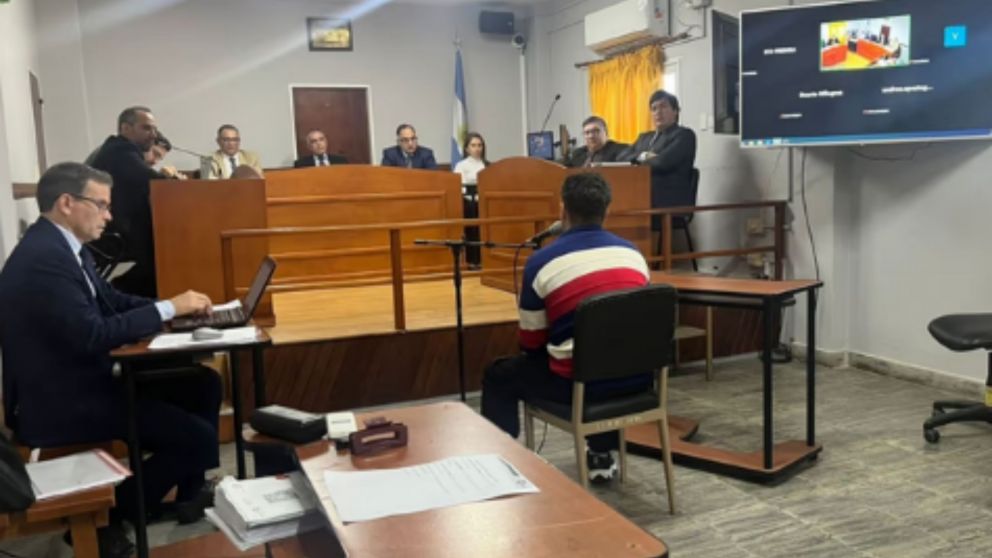 Duarte durante su declaración en el juicio.