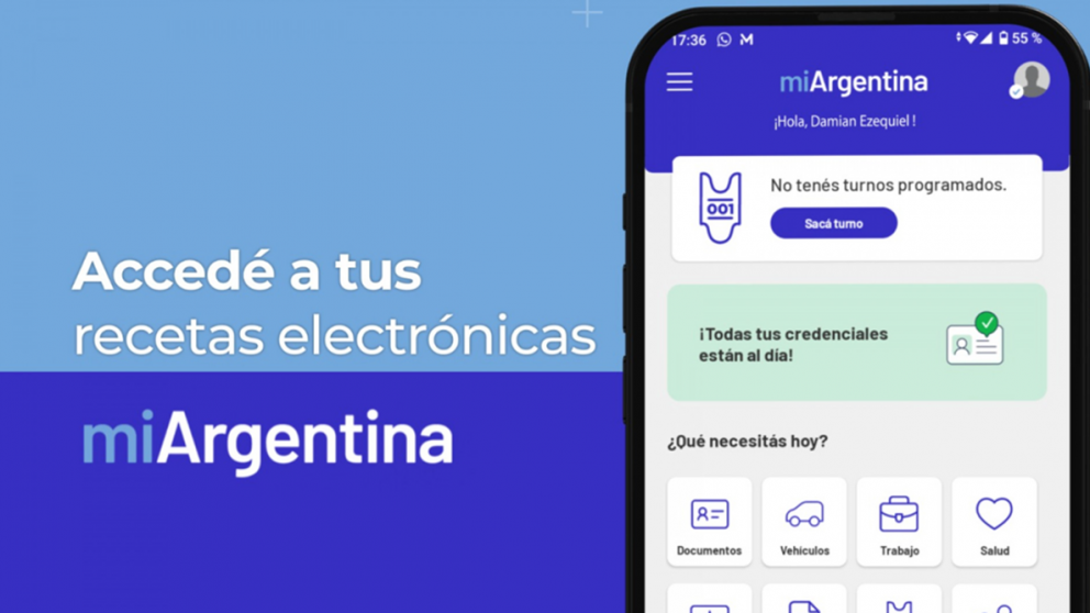  La Receta Electr�nica ya est� disponible en la app Mi Argentina: c�mo activarla