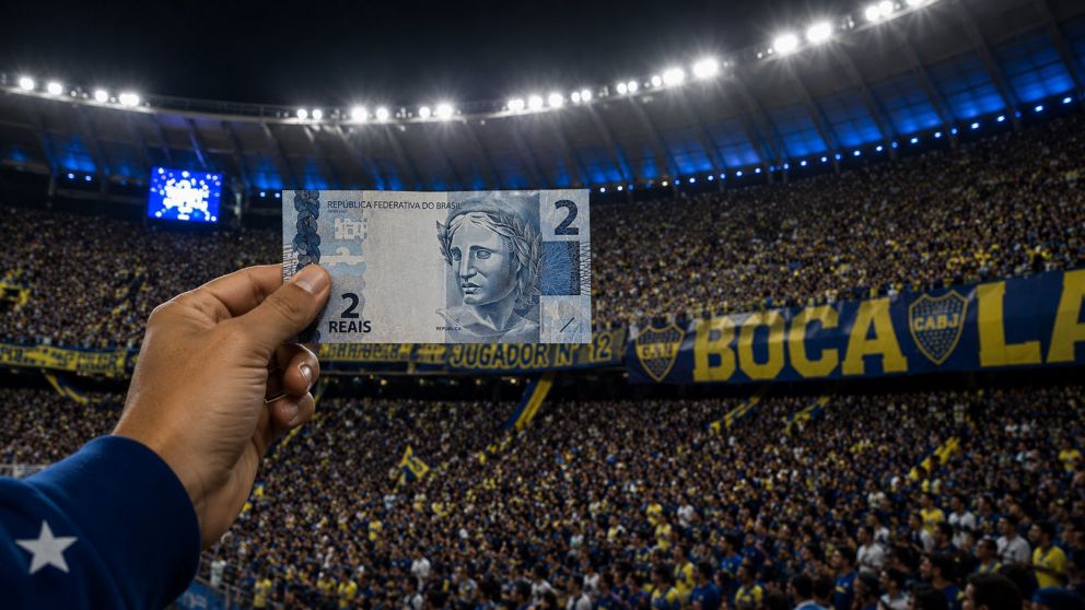 Los hinchas de Cruzeiro provocaron a los de Boca en el Mineirao.