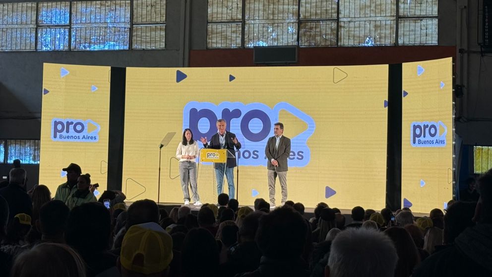 Mauricio Macri encabez� un acto en el partido bonaerense de Vicente L�pez.
