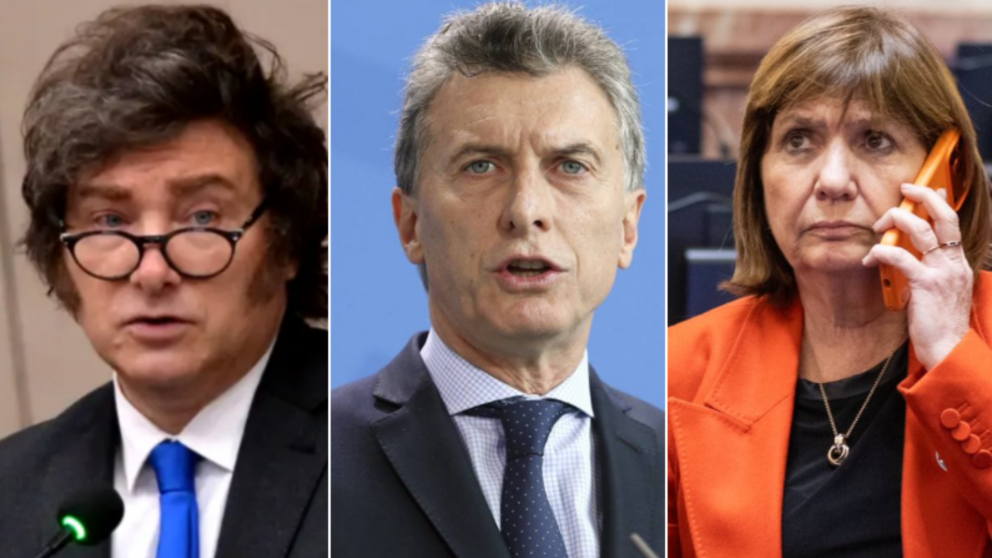Intención de voto: hoy habría un triple empate entre Milei, Macri y Bullrich