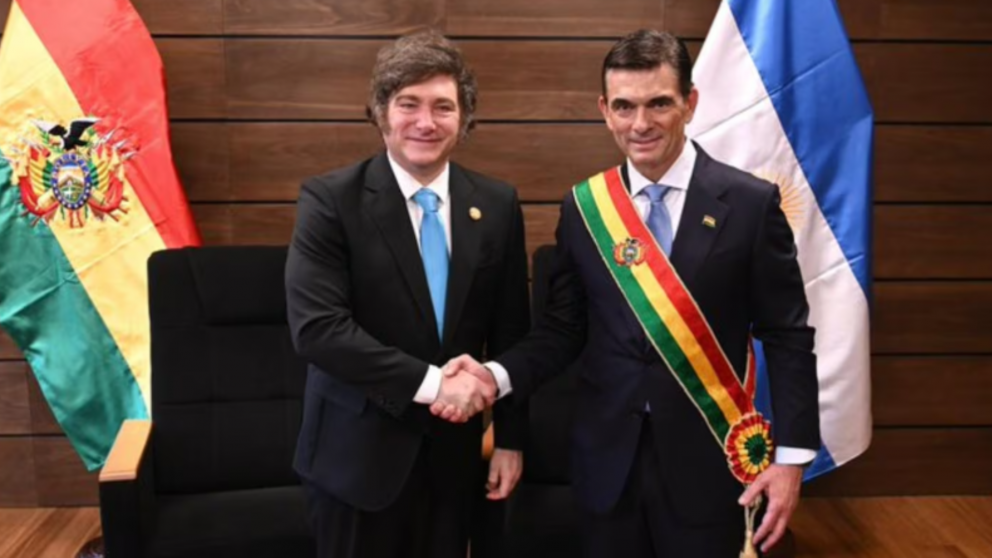 Javier Milei respald� al presidente de Bolivia en medio de la crisis: "Vamos a seguir acompa�ando"