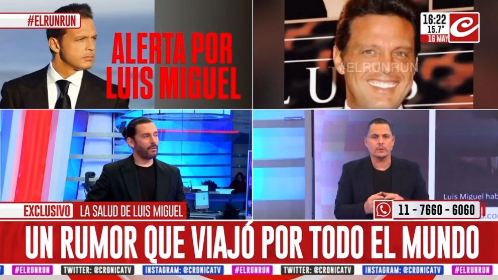 La familia de Luis Miguel desmintió los rumores sobre una supuesta internación y llevó tranquilidad a sus seguidores.