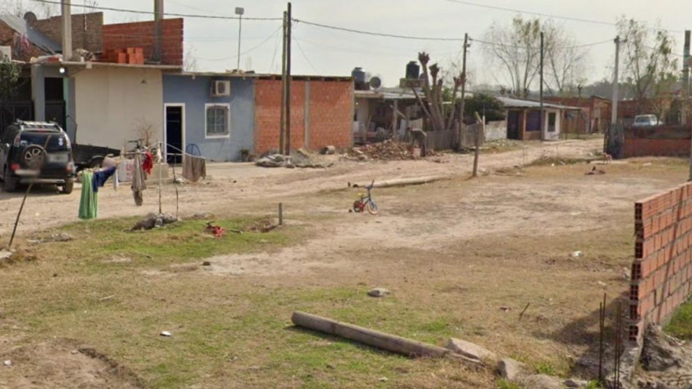 Acá, en este vecindario, se produjo el tiroteo.