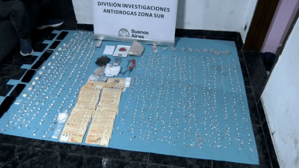 Los elementos incautados por las autoridades policiales.