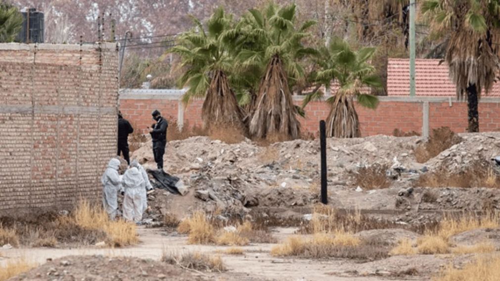 Así encontraron el cuerpo de una mujer en Las Heras.