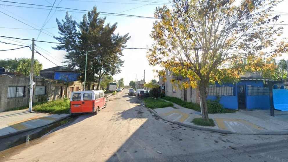 El barrio en el que se produjo el femicidio.