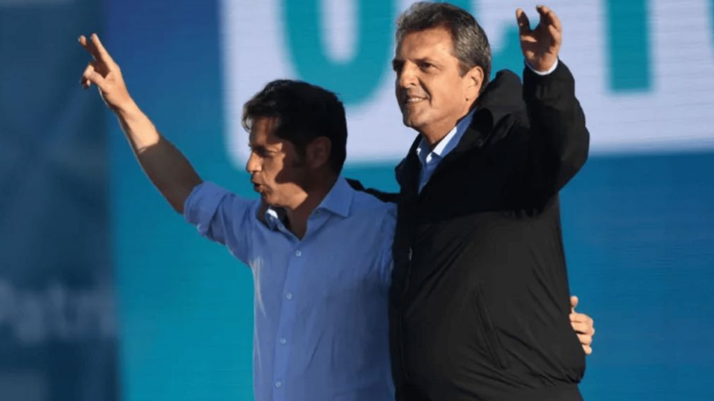 Kicillof y Massa se mostraron unidos en redes sociales (Gentileza Telam).