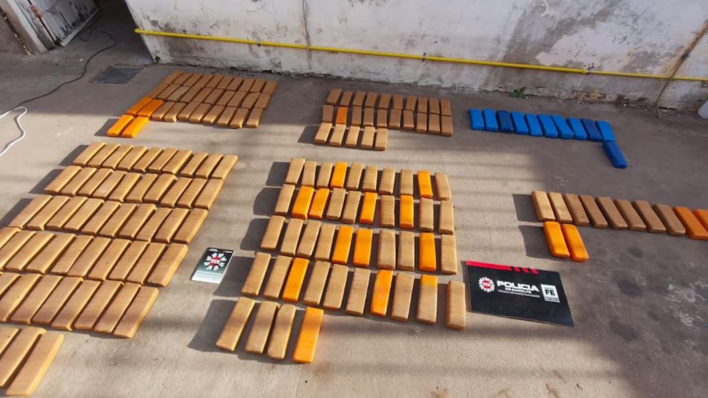 Se secuestró un total de 181 panes de marihuana, con un peso de 109,130 kilos.