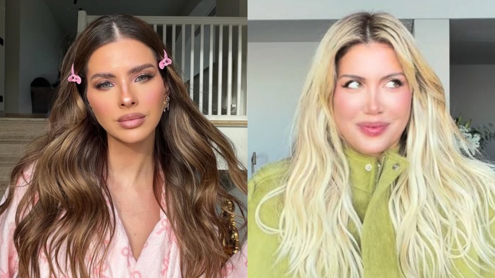La China Su�rez mostr� su impactante cambio de look. (Foto: Instagram/ @sangrejaponesa y @wanda_nara).