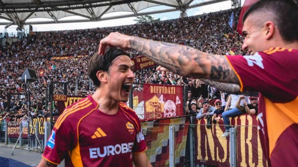 Paulo Dybala fue determinante con una asistencia en el triunfo de la Roma en el derbi italiano y sali� ovacionado en el Ol�mpico. �Habr� sido su �ltimo partido?