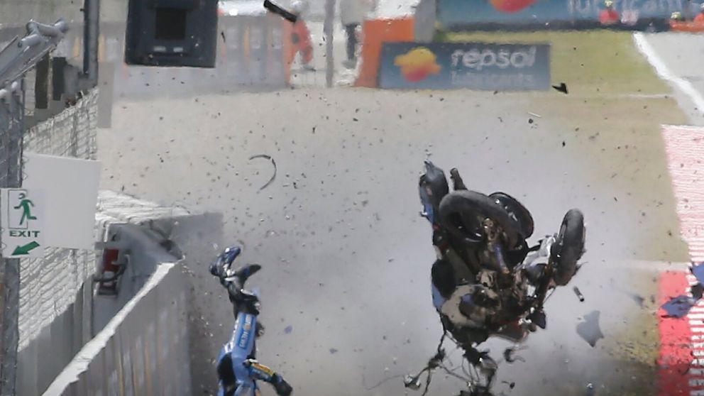 El impactante accidente de Alex M�rquez en el Gran Premio de Catalu�a de Moto GP: su preocupante estado de salud
