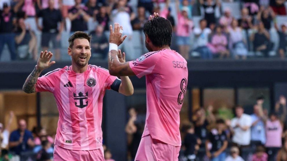 Lionel está en llamas. Definió con clase ante Portland y armó una enorme jugada para el segundo gol de Las Garzas.