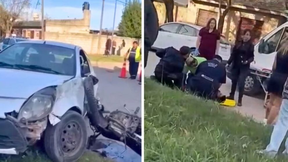 Un joven murió después de un choque y una violenta agresión en plena calle en Chascomús (Imagen captura vídeo).