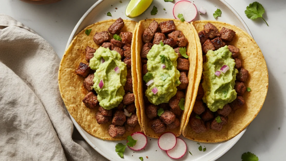 Receta de tacos proteicos de carne y palta: deliciosos, saludables y fáciles