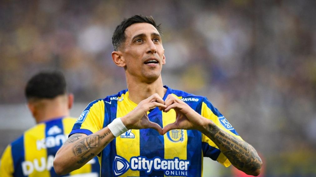 Di María es el capitán y la figura de Rosario Central. Además, uno de los abanderados del fútbol argentino.