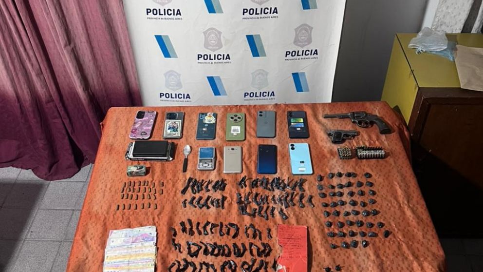 Desarticulan una red narco en Bernal: siete detenidos en tres allanamientos