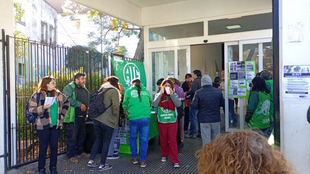 Quilmes: trabajadores de la salud realizaron una radio abierta en el Hospital Iriarte