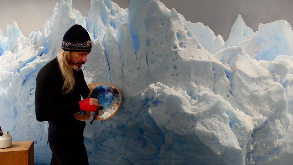 La obra inspirada en el Perito Glaciar.