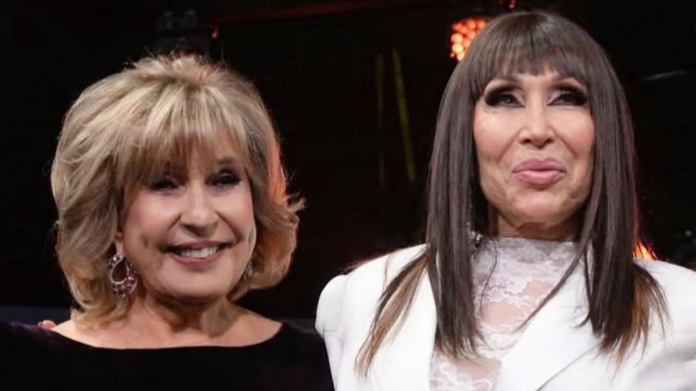 Moria Casán y Georgina Barbarossa sellarán su reconciliación con un dúplex entre Telefe y El Trece.