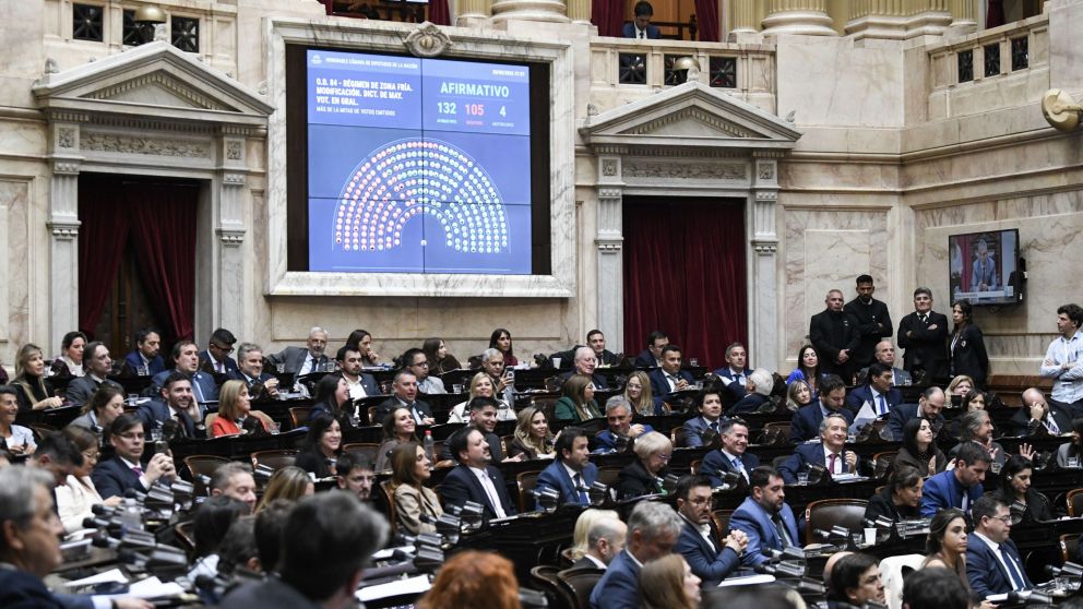 Diputados aprobó el nuevo régimen de Zonas Frías: en dónde se recortan subsidios al gas