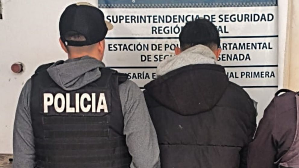 Este es el sujeto que fue aprehendido por las autoridades policiales.
