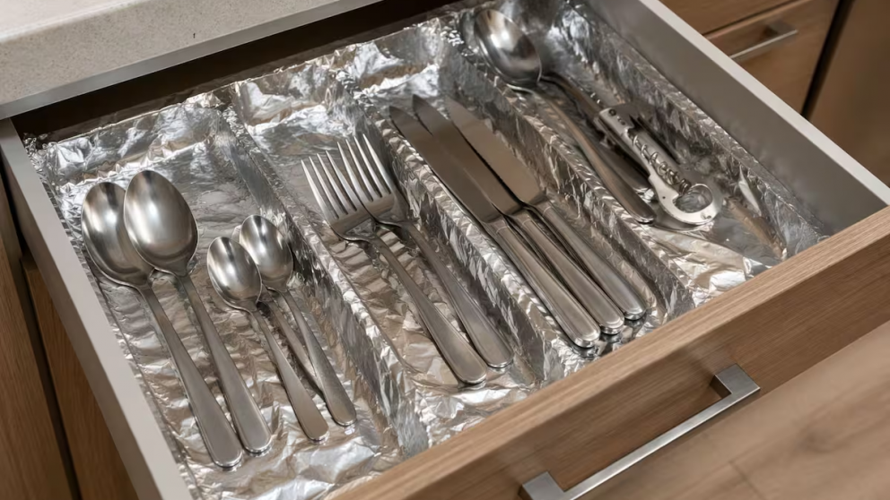 El truco del papel aluminio en los cajones de la cocina: �Para qu� sirve?