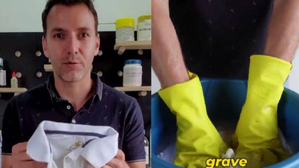 El ingeniero Diego Fern�ndez, experto en limpieza, brind� sus recomendaciones para con las manchas de grasa (Imagen: El Confidencial).