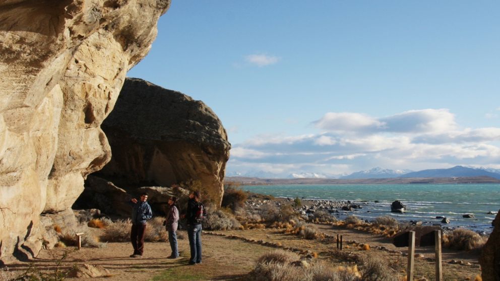 Las antiguas pinturas rupestres convierten al lugar en uno de los sitios arqueol�gicos m�s impactantes de la Patagonia.