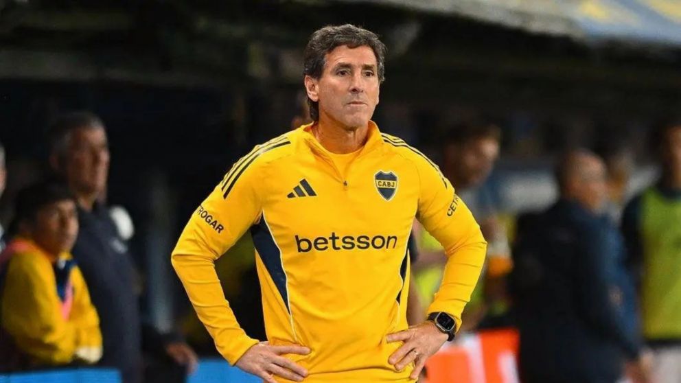 Claudio Úbeda, entrenador de Boca Juniors.