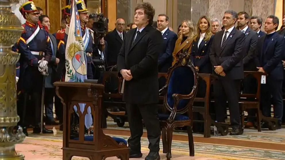 Javier Milei asistir� este lunes a la Catedral Metropolitana de Buenos Aires.