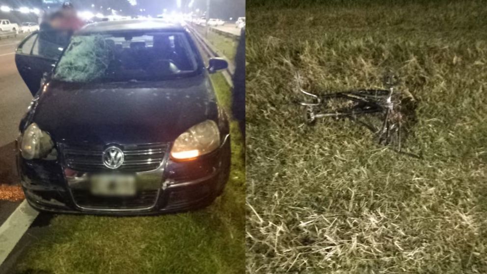 Un nene de 9 a�os muri� atropellado en la autopista Panamericana (Imagen: Polic�a Bonaerense).