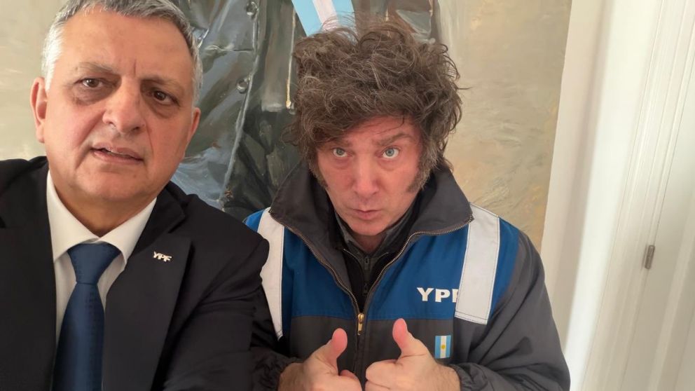 Javier Milei recibi� en Olivos a Horacio Mar�n, CEO de YPF.