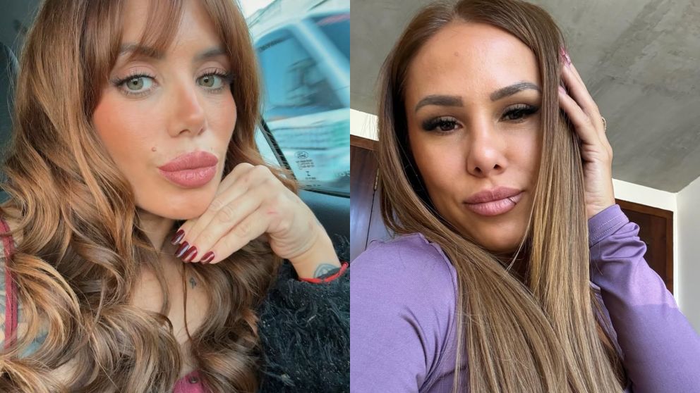 Valeria Aquino, la ex de "El Polaco", destrozó a Barby Silenzi con un feroz mensaje. (Foto: Instagram/ @barbysilenzi1y @valeria_aquinoooo).