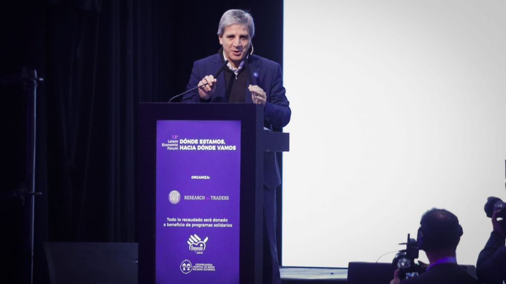 Luis Caputo disert� en el Latam Economic Forum.