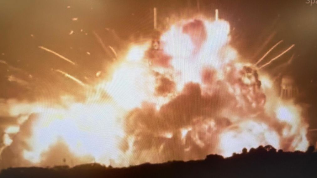 Se investigan las causas de la explosión del cohete (Captura de video).