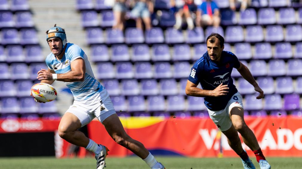 Los Pumas 7s le ganaron con lo justo a Francia y avanzaron a semifinales del Seven de Valladolid