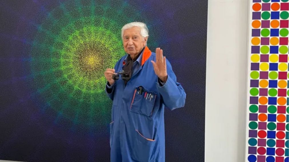A los 97 a�os, muri� el Par�s el artista argentino Julio Le Parc (Archivo).