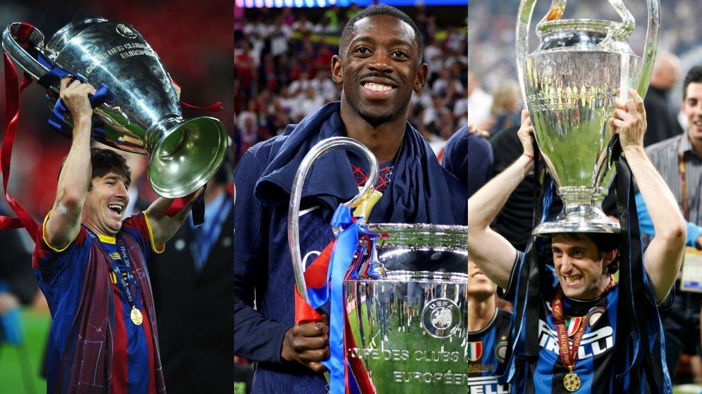 Ousmane Demb�l� igual� un particular r�cord de Lionel Messi y Diego Milito en la final de la Champions League