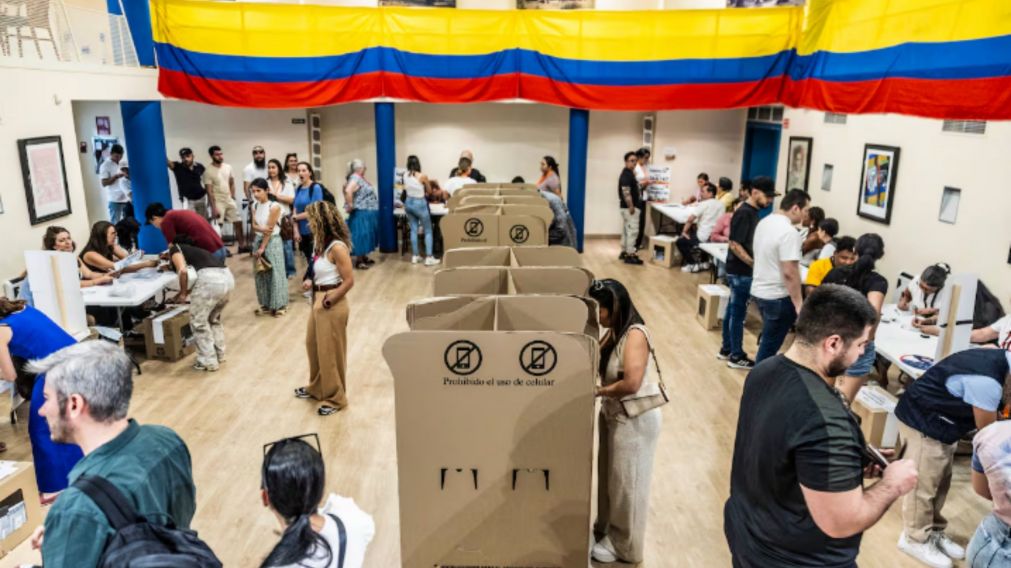 Jornada clave para definir el futuro electoral de Colombia (Gentileza El Pa�s).