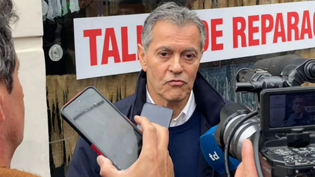 El fiscal Garz�n en medio de la pol�mica.