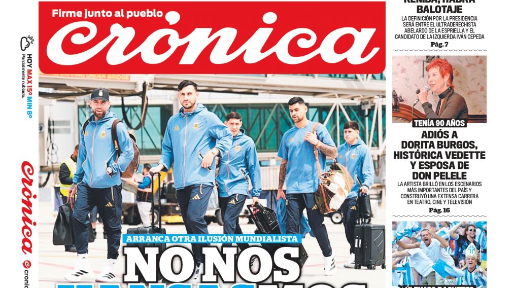 Las tapas del lunes 1 de junio de 2026.